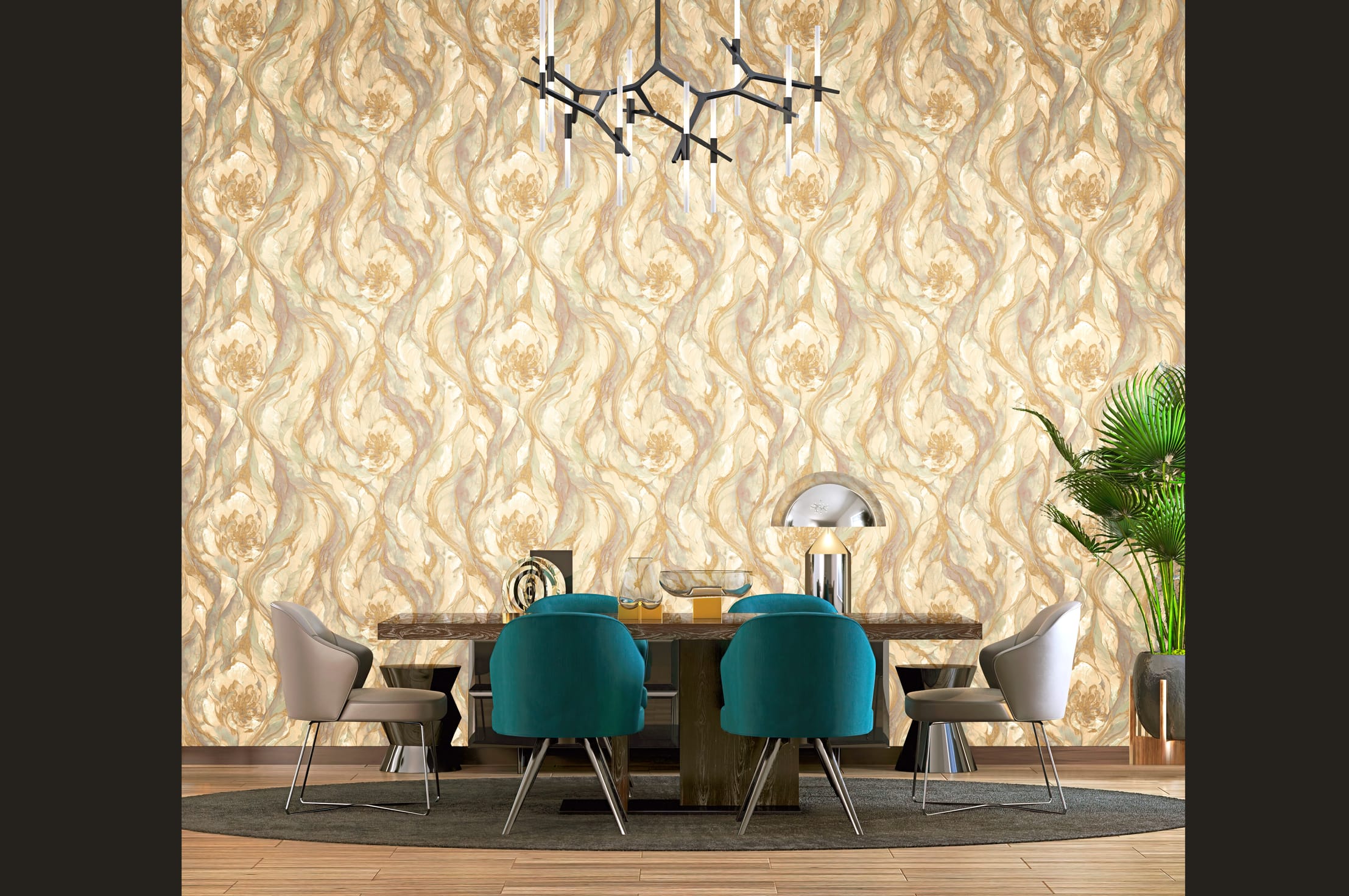 Артикул R23618 коллекции Gold в интерьере