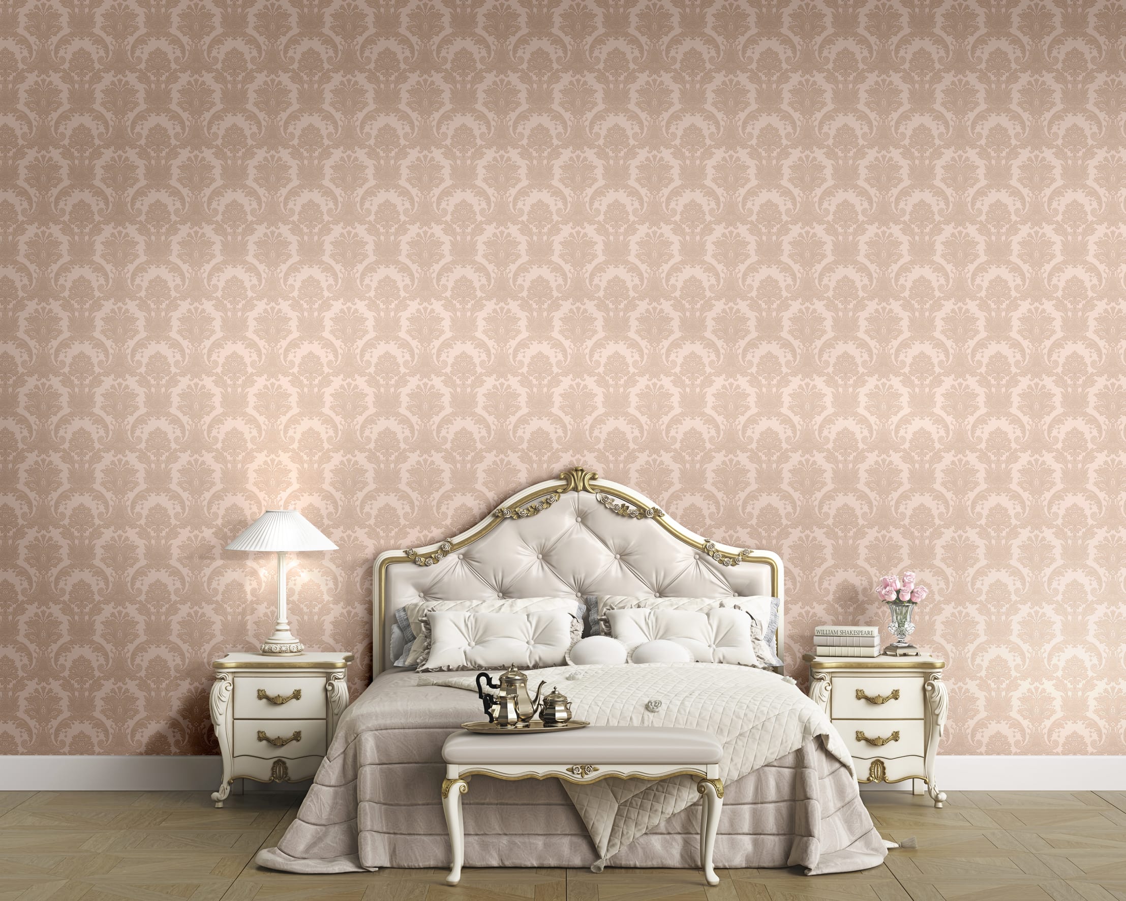 Обои R22729 в интерьере (коллекция Azzurra)