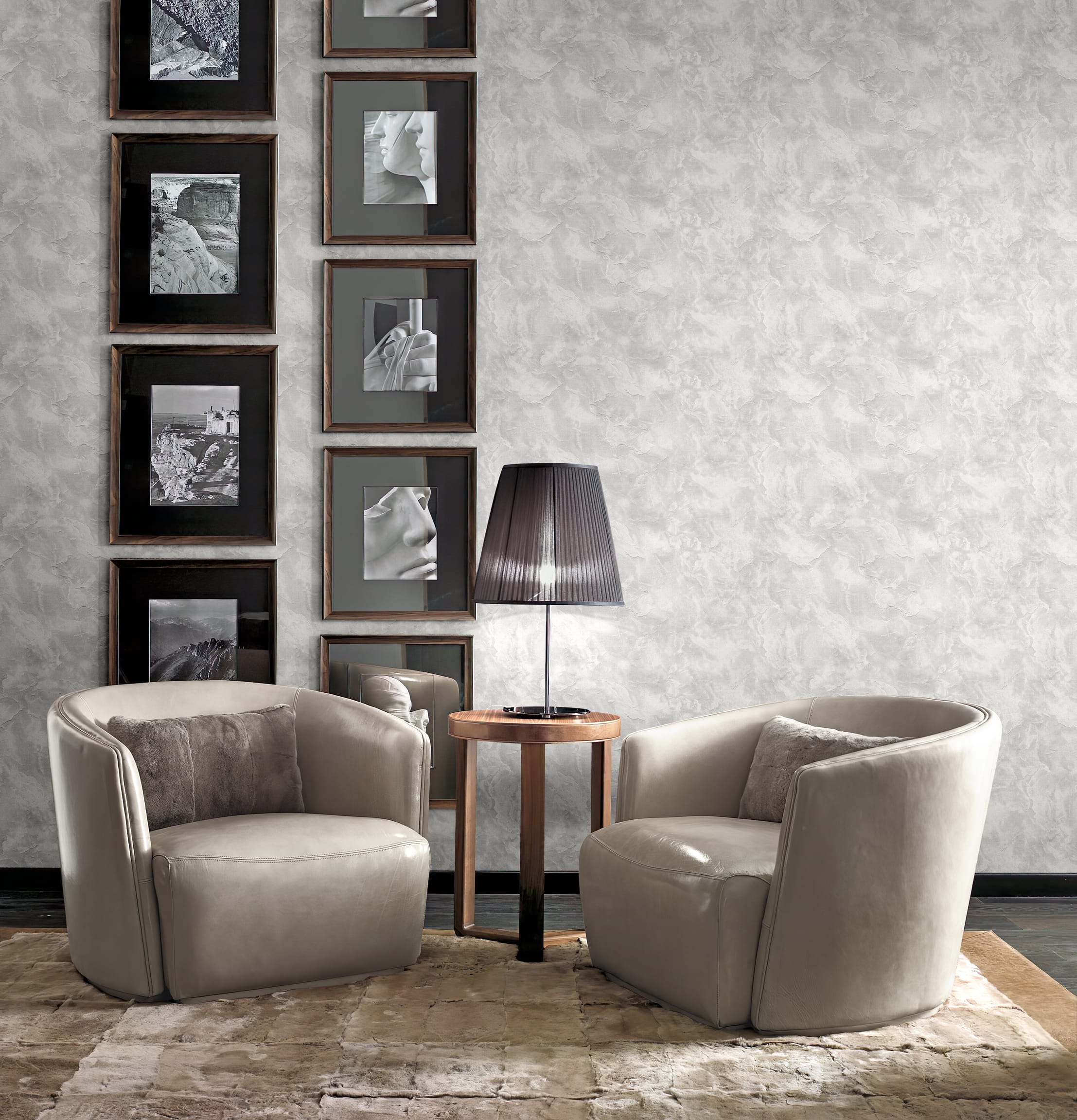 Обои R22312 в интерьере (коллекция Palladio)