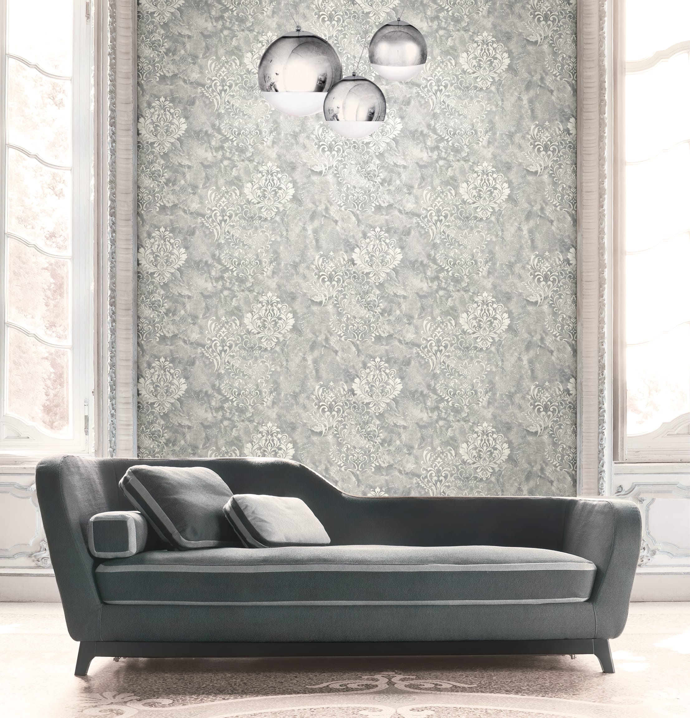 Обои R22311 в интерьере (коллекция Palladio)