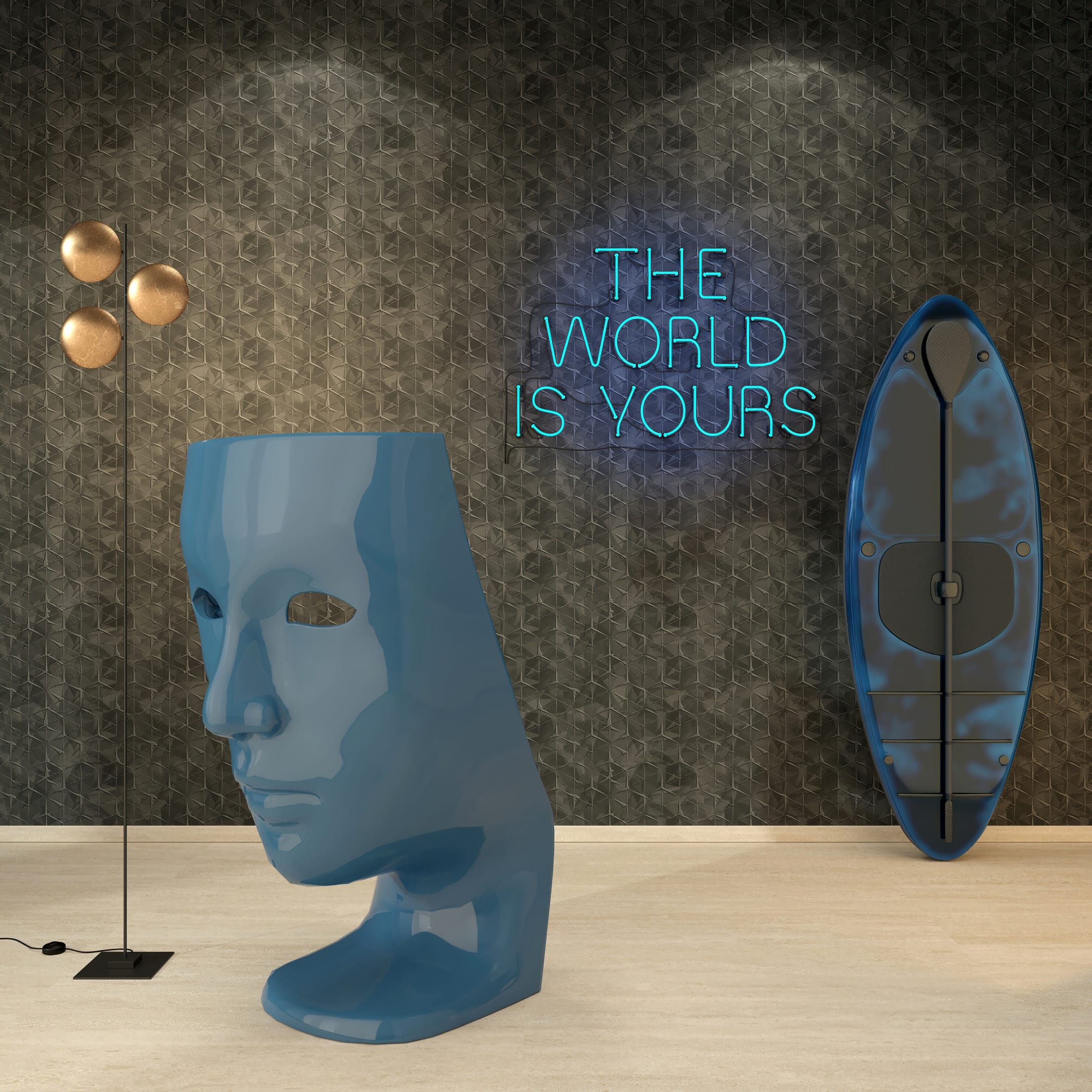 Артикул R24137 коллекции Meteora в интерьере