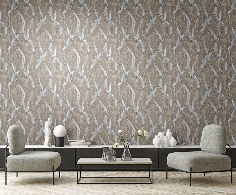 Обои R22905 в интерьере (коллекция Milano Casa)