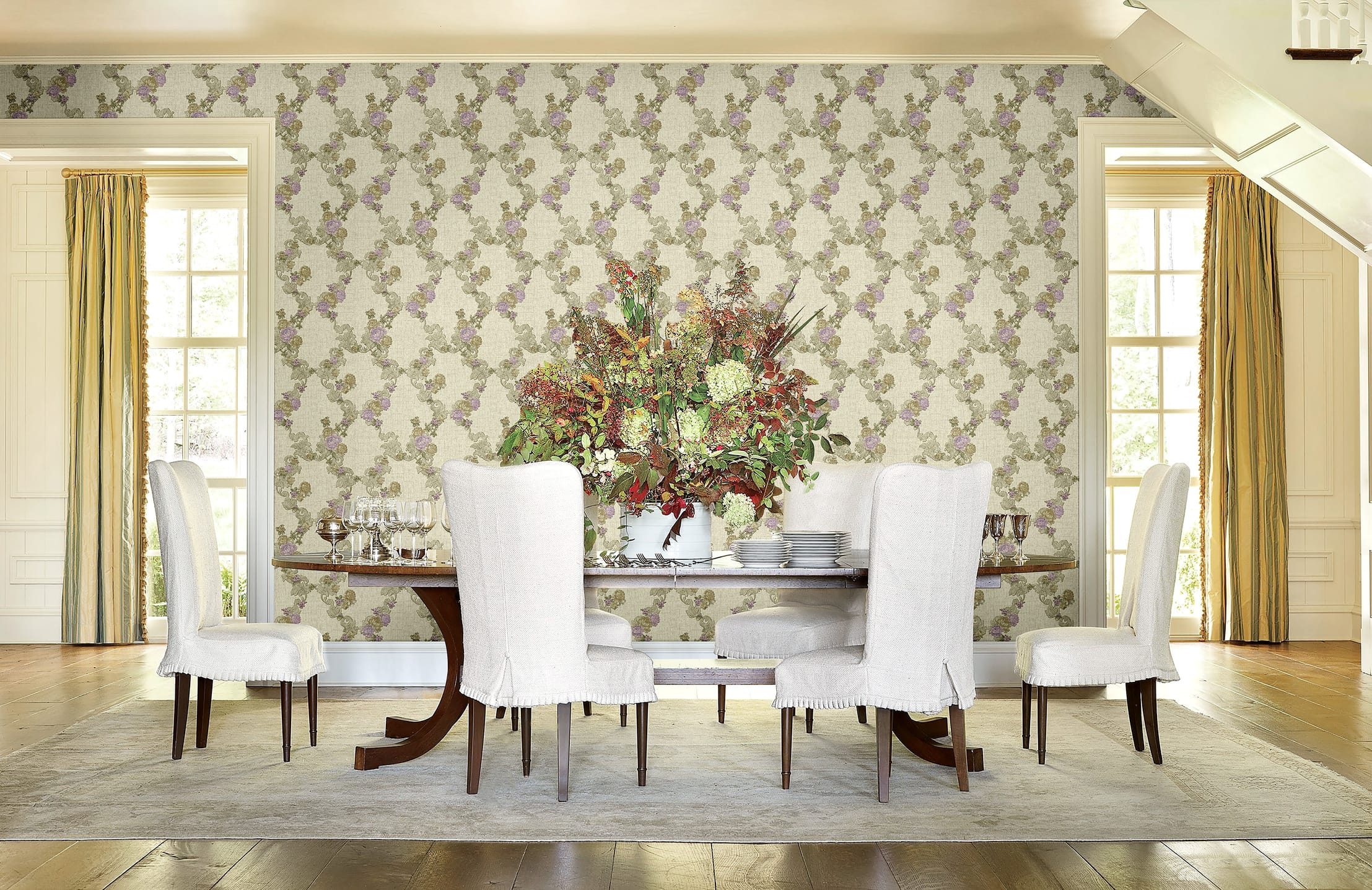 Обои R11116 в интерьере (коллекция Giulietta)