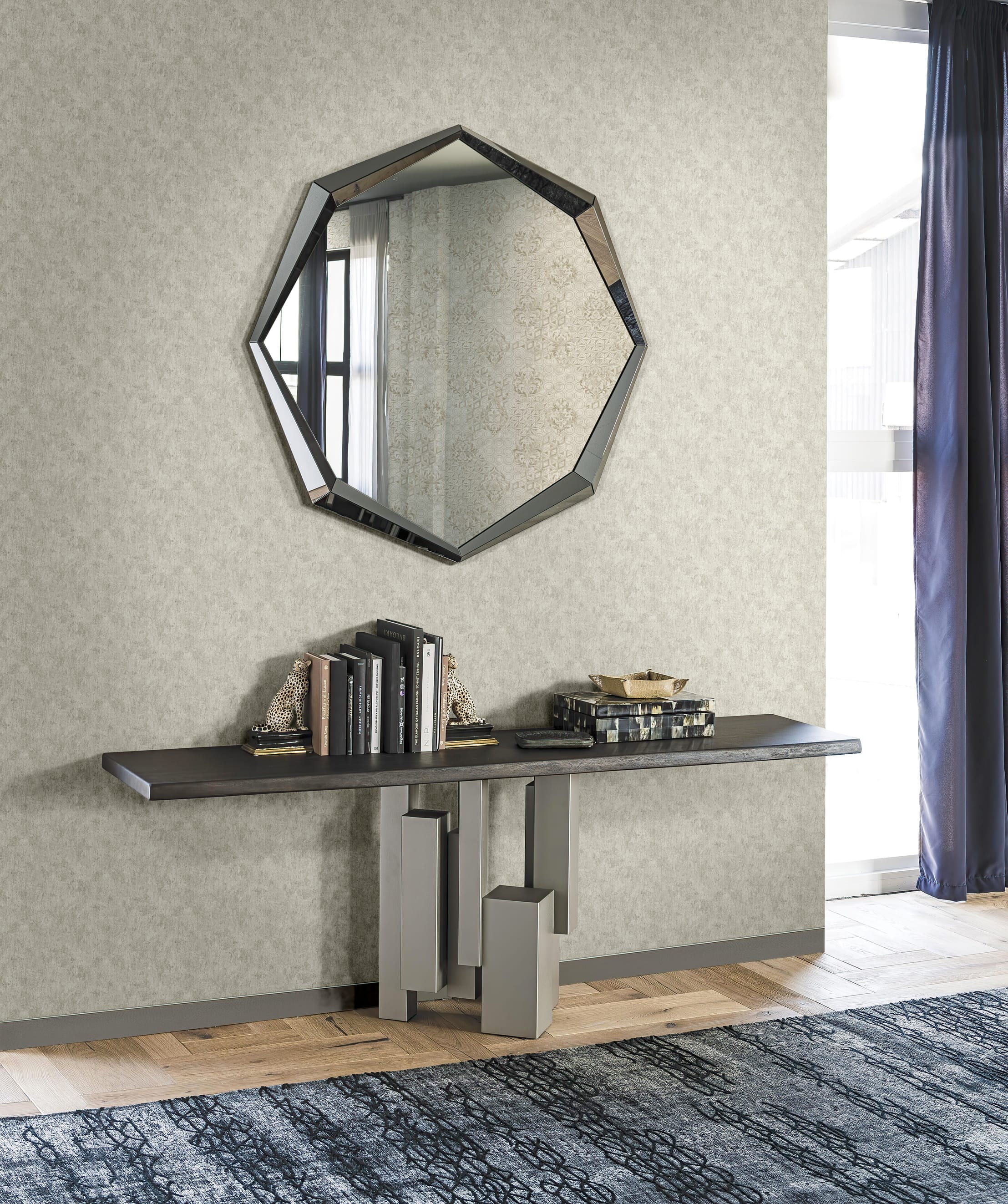 Обои R22605, R22606 в интерьере (коллекция Palazzo Terzi)