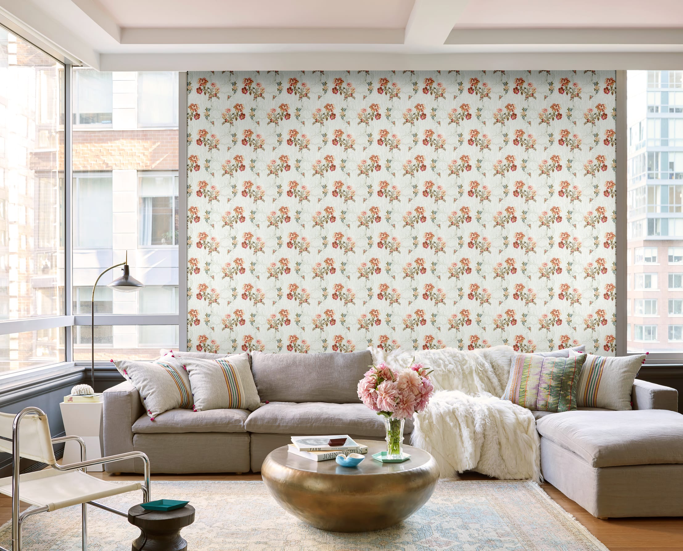 Обои R22619 в интерьере (коллекция Palazzo Terzi)