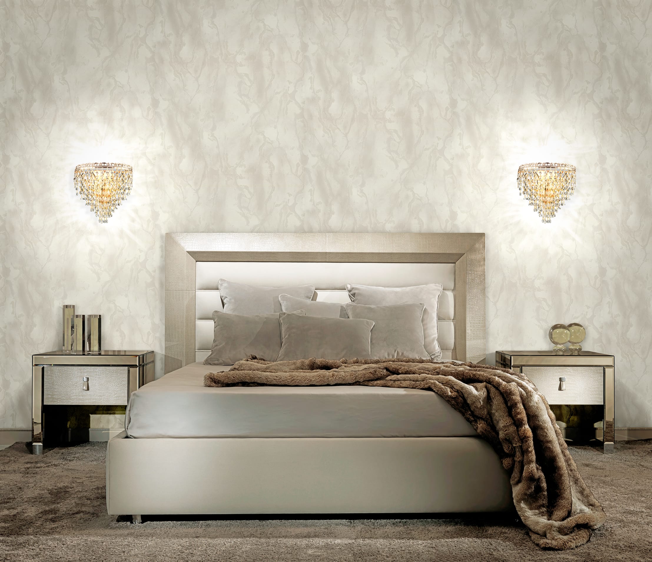 Обои R22508 в интерьере (коллекция Romana)